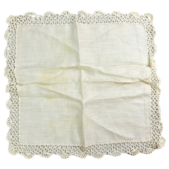 Vintage Handkerchief Lot Buy it Now 5 Embroidered Crochet Solid Floral Pink READ - Picture 2 of 16